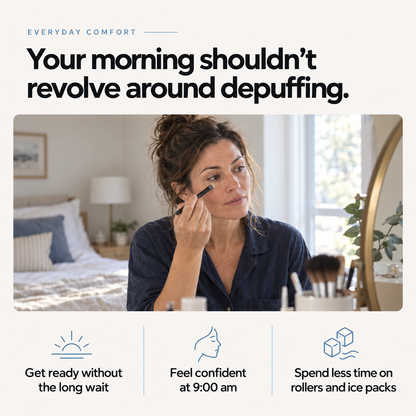 Your morning shouldn’t revolve around depuffing.