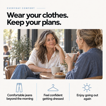Wear your clothes. Keep your plans.